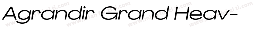 Agrandir Grand Heav字体转换
